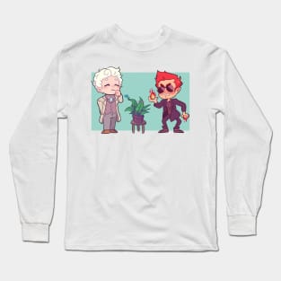 Good Omens chibi Long Sleeve T-Shirt